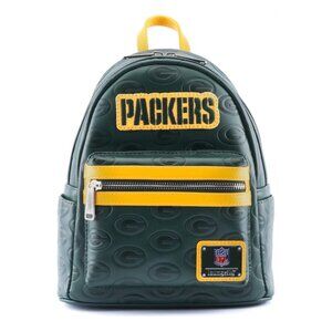 Loungefly NFL Green Bay Packers Logo Mini Backpack